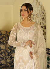 Areesha Embroidered Chiffon Unstitched 3 Piece Suit - 04